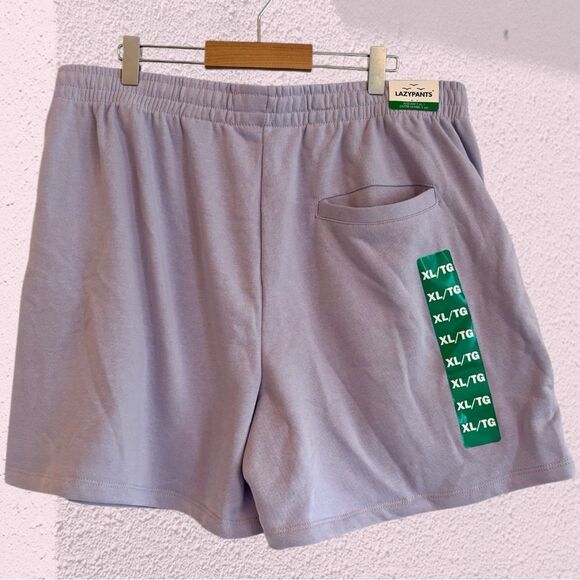 Lazypants lilac purple sweat shorts NWT - Picture 4 of 5